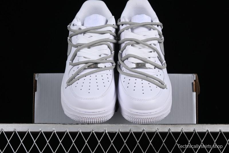 Nike Air Force 1 '07 Low Custom Anime Theme Spray-Painted Swoosh Casual Sneakers - ZH0316-016