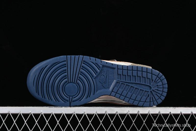 Nike SB Dunk Low Panda Prank Pioneer Knight Survival Beige Brown SB Strap Low Top Casual Skate Shoes - DD1391-400