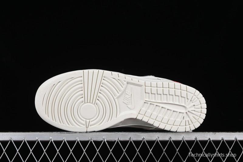 Stussy x Nike SB Dunk Low Anniversary Custom Retro Sneakers with Original S Titanium Accessory - SJ2068-259