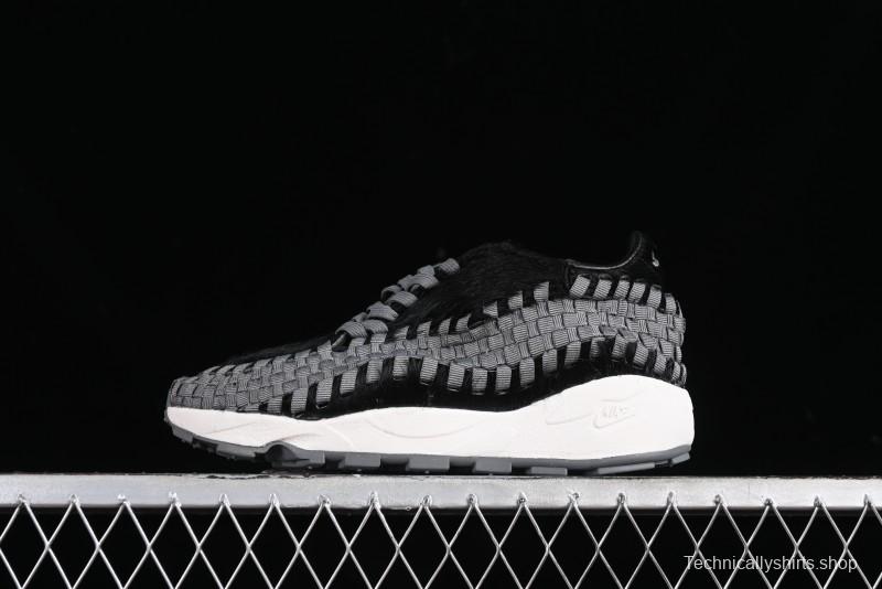 Nike Air Footscape Woven Asymmetrical Weave Slip-Resistant Low-Top Lifestyle Sneakers - FB1959-001