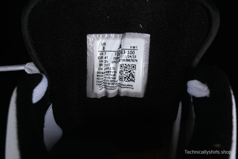 Nike Air Jordan 2/3 Retro Low Top Basketball Shoes in White/Black/Sail/Cement Grey - FD0383-100