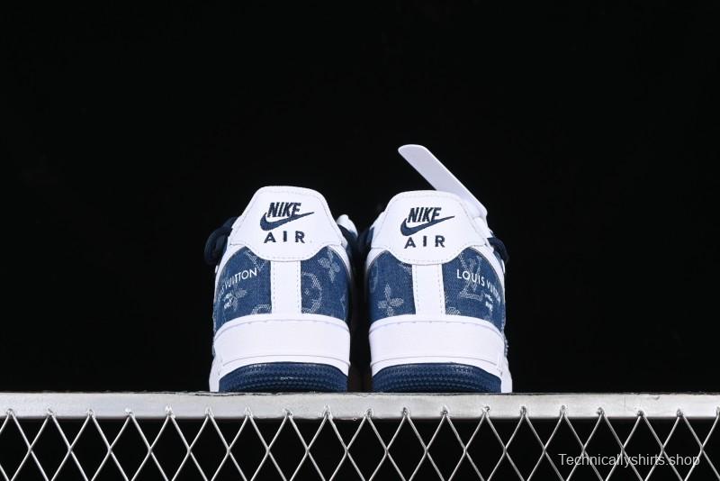 Nike Air Force 1 Low Custom Strap Casual Sneakers with Full-Length Air Cushion - ZH0316-021