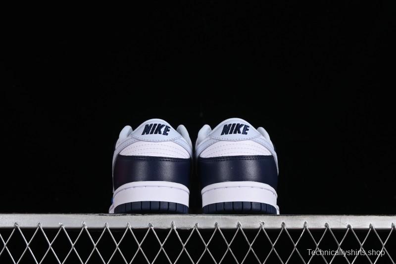 Nike SB Dunk Low Casual Skate Shoes in Black, White, and Blue - FQ8826-100