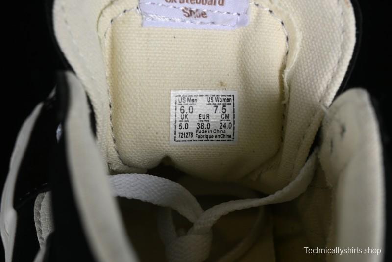 Vans SK8-Hi VR3 Eco-Friendly Black & White Mid-Top Classic Casual Canvas Shoes - VN0A4UWIVNE