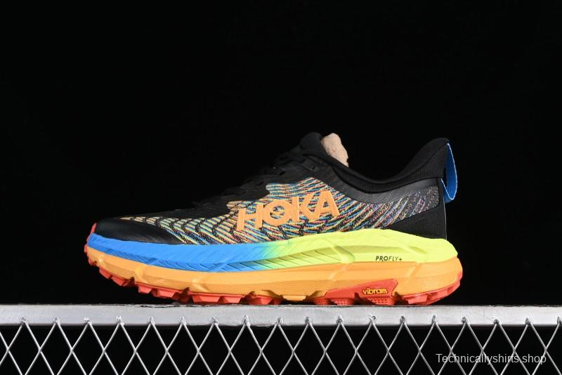 Hoka One One Mafate Speed 4 Low-Cut Professional Trail Running Shoes - 1138472 BKML