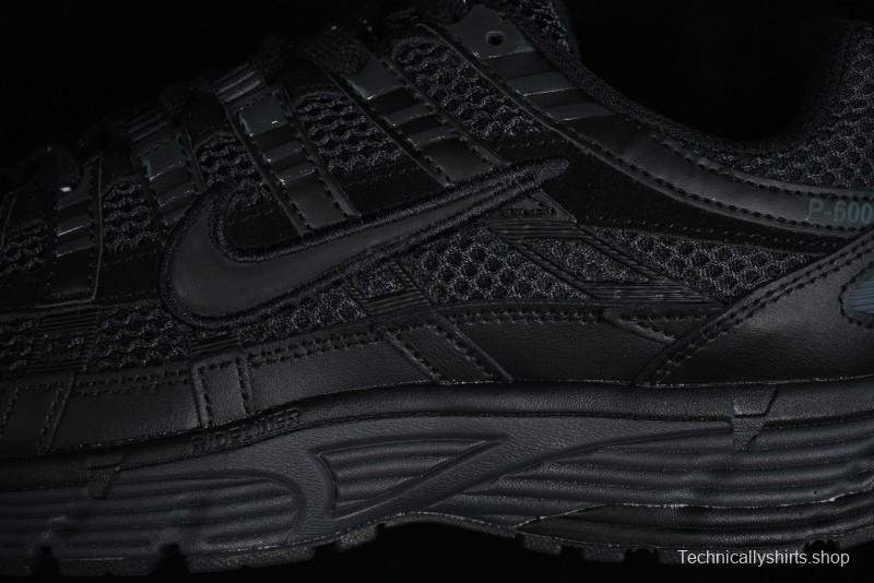 Nike P-6000 PRM Retro Casual Sneakers with Vintage Running Shoe Design - FQ8732-010