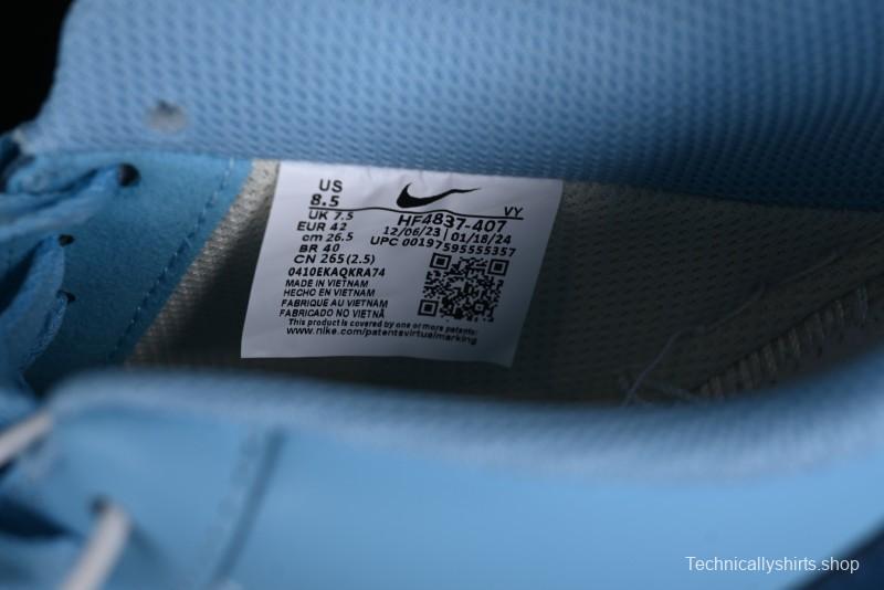 Nike Air Force 1 '07 Low White Blue Color Blocking Casual Sneakers - HF4837-407