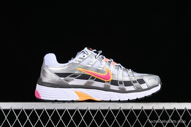 Nike P-6000 Retro Casual Sport Dad Shoes with Layered Design - BV1021-100
