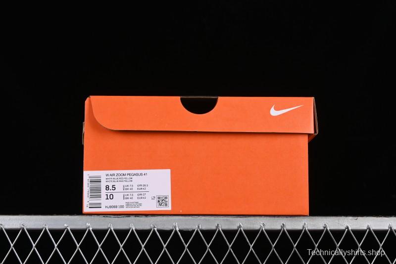 Nike Air Zoom Pegasus 41 Lightweight Breathable Running Shoes with Cushioning - HJ9068-100