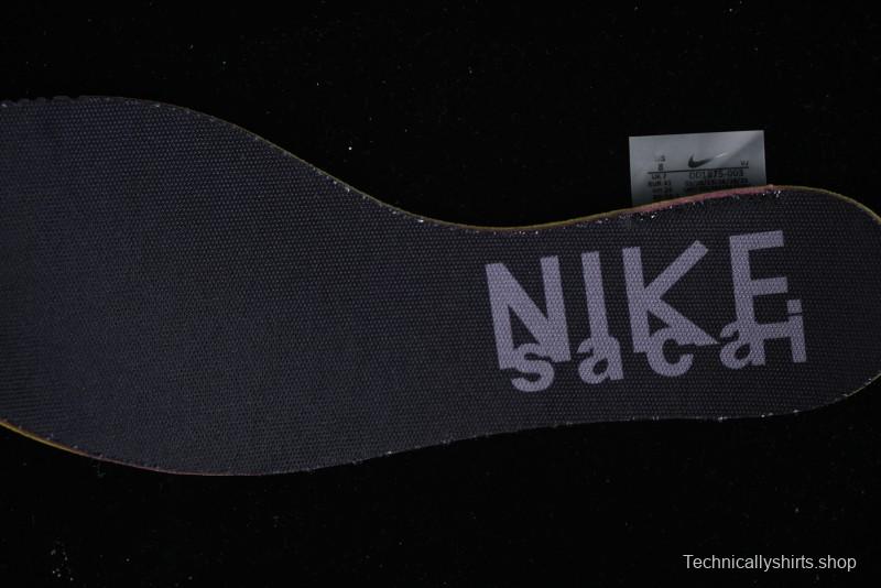 Nike Sacai VaporWaffle 3.0 Retro Running Shoes with Five-Layer Sole - DD1875-003