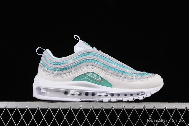 Nike Air Max 97 Custom Full-Sole Air Cushion Retro Bullet Running Shoes - 921826-101