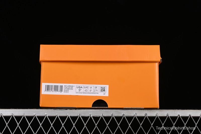 Nike Air Jordan 1 Low OG SP Travis Scott x Fragment Design Collaboration Sneakers - LX1988-700