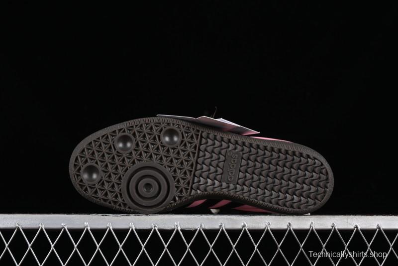 Adidas Samba OG B75807 Customized Casual Sneakers with Vibrant Hot Pink and Sweet Black Colorway - B75807