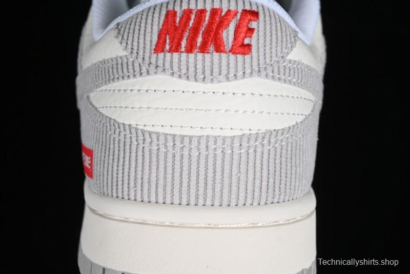 Nike SB Dunk Low Supreme Collaboration Anniversary Customized Casual Sneakers - FC1688-143