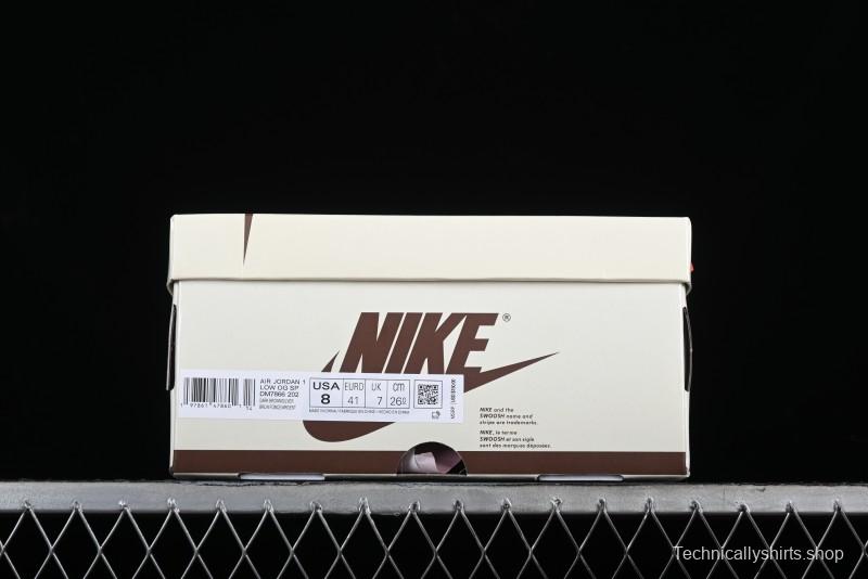 Nike Travis Scott x Air Jordan 1 Low OG AJ1 Reverse Swoosh Sneakers - DM7866-202