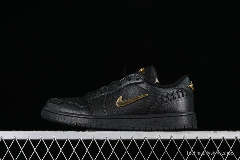 Nike Air Jordan 1 Low "Method of Make" Casual Sneakers with Woven Design - FN5032-007