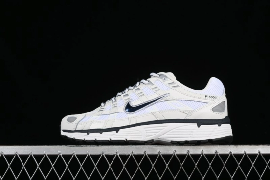 Nike P-6000 Prm Retro Casual Sneakers with Lightweight Design - CD6404-018