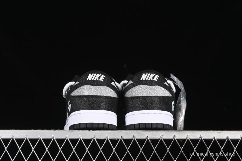 Nike SB Dunk Low Gucci Collaboration - Black Star Hook Anniversary High-End Custom Low-Top Casual Skate Shoes - SJ2068-268