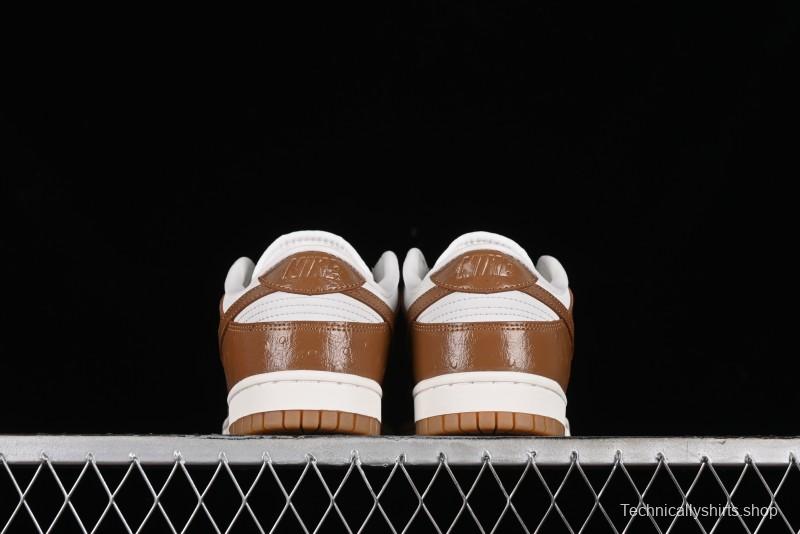 Nike Dunk Low LX SB Casual Skate Shoes in Brown Ostrich - FJ2260-001