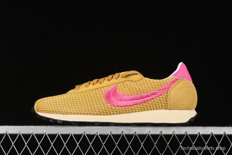 Stussy x Nike Roshe Run LD-1000 Comfortable Versatile Non-Slip Durable Waffle Low-Top Casual Running Shoes - FQ5369-700
