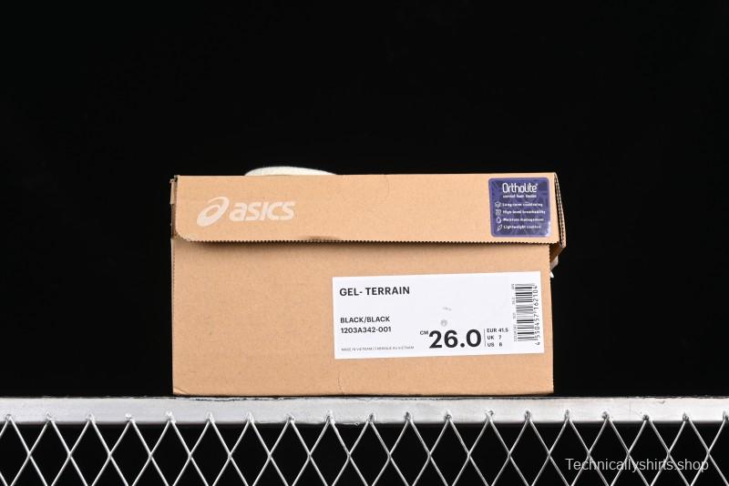 Asics Gel-Terrain Retro Breathable Casual Shoes Cushioned Men's Durable Running Sneakers - 1203A342-001