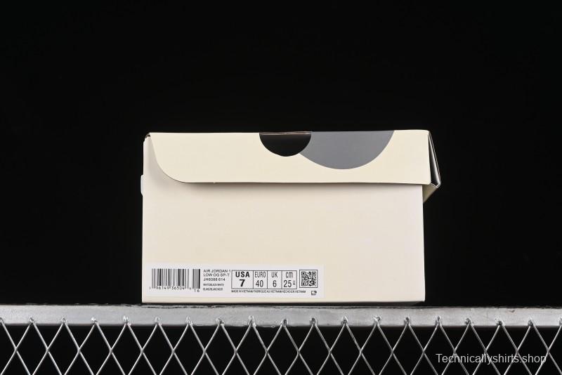 Nike Travis Scott x Fragment Design x Air Jordan 1 Low OG SP AJ1 Bape Collaboration - Camo Green Low Top Casual Sneakers - JH6088-614