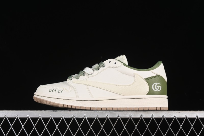 Nike Travis Scott x Fragment Design x Air Jordan 1 Low OG SP AJ1 Low-Top Casual Sneakers - XY2688-105