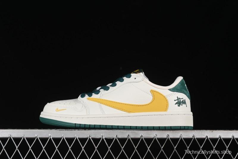 Nike Travis Scott x Fragment Design x Air Jordan 1 Low OG SP Sneakers - JH6088-702