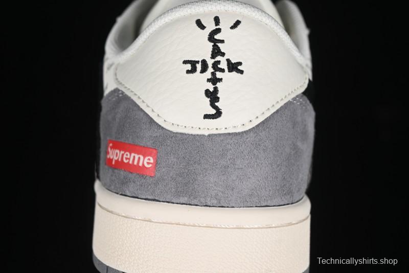 Nike Travis Scott x Fragment Design x Air Jordan 1 Low OG SP AJ1 Supreme Collaboration - XY2688-120