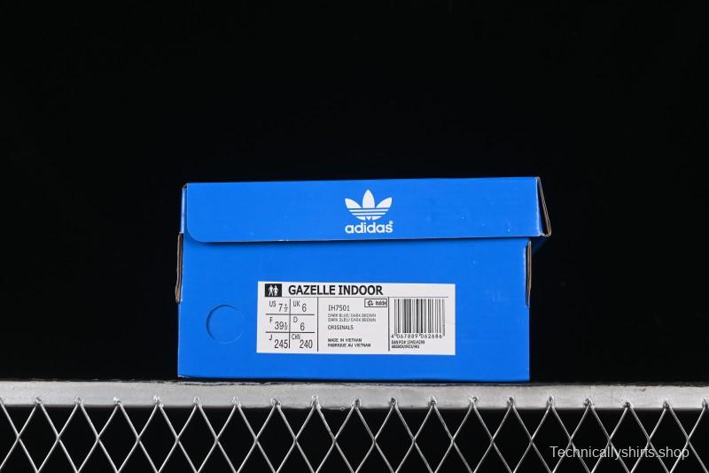 Adidas Originals Gazelle Indoor IH7501 Retro Casual Slip-Resistant Wear-Resistant Low-Top Sneakers - IH7501