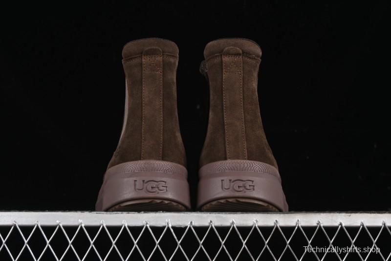 UGG Burleigh Chelsea Winter Boots for Men with Lightweight Anti-Slip Sole and Genuine Wool Leather - 1152050