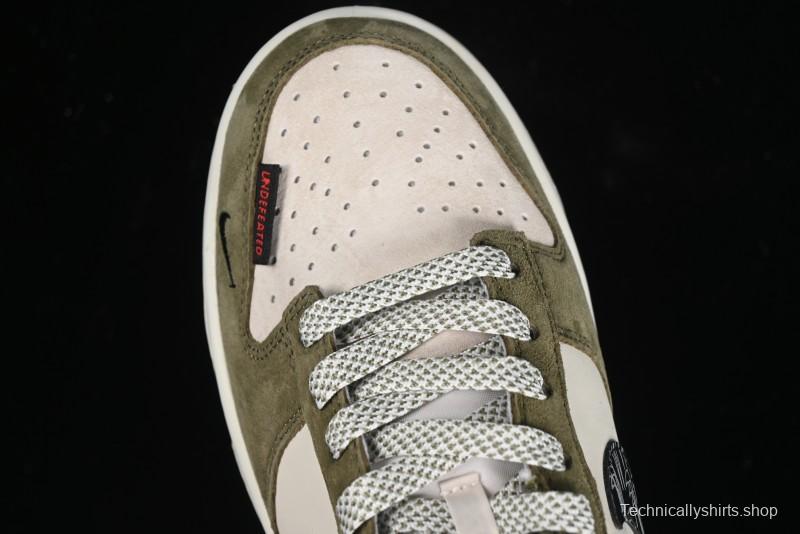 Nike SB Dunk Low UN Phantom Military Green Black Swoosh Anniversary Custom Low-Top Casual Skate Shoes - DJ2024-037