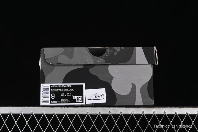 Nike SB Dunk Low BAPE Collaboration - Strap Blue Swoosh Anniversary Customized Low-Top Casual Sneakers SJ2068-298