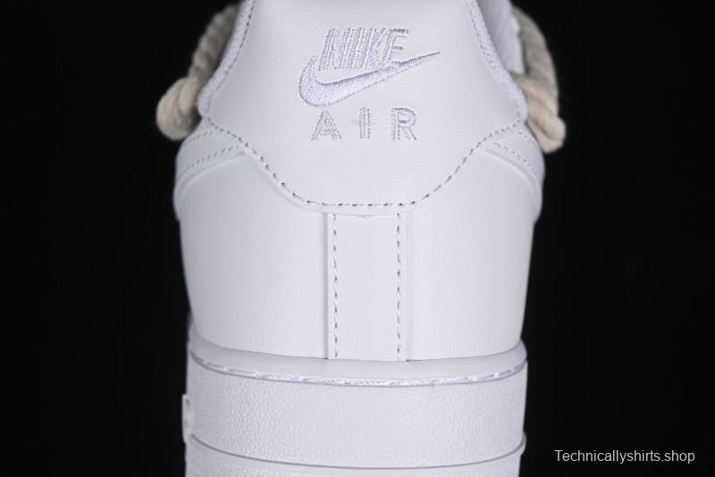 Nike Air Force 1 '07 Low White Deconstructed Casual Sneakers - CW2288-046