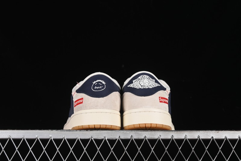Nike Travis Scott x Fragment Design x Air Jordan 1 Low OG SP AJ1 Supreme Collaboration - JH6088-613