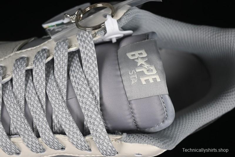 Nike Air Force 1 '07 Low Bape Collaboration - Off White Grey Low Top Casual Sneakers - BB6566-207