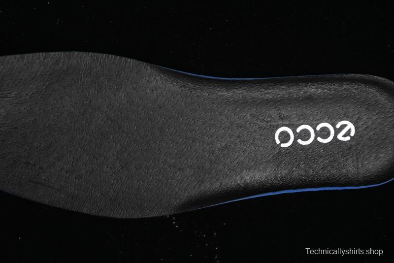 Ecco Block Brogue Business Derby Round Toe Genuine Leather Dress Shoes - 63667201001