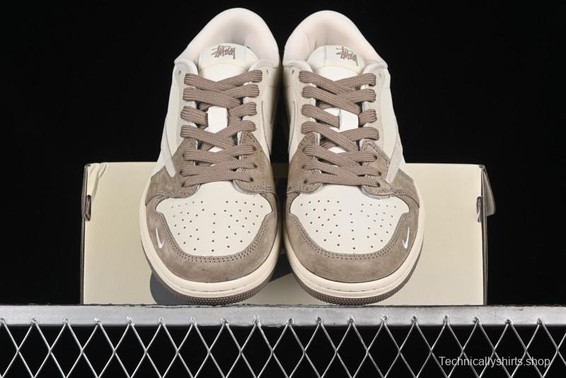 Nike Travis Scott x Fragment Design x Air Jordan 1 Low OG SP AJ1 Retro Sneakers - JH6089-001