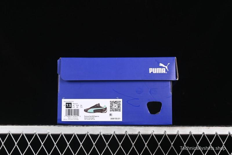 Puma Sparco Future Round Toe Lace-Up Leather Fabric Low-Top Lifestyle Casual Shoes - 308155-01