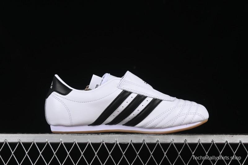 Adidas Originals Taekwondo Low-Top Training Shoes with Full-Grain Leather Wrap Comfortable Anti-Slip Durable - JQ4774