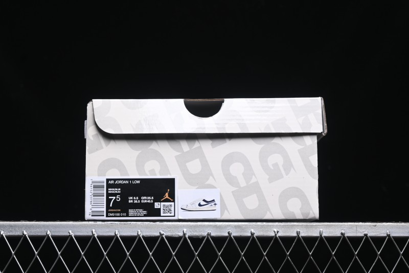 Nike Air Jordan 1 Low AJ1 The North Face Collaboration - Custom High-End Retro Basketball Shoes with Blue Swoosh - DM9188-010