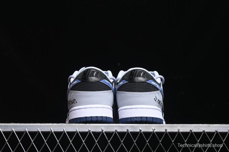 Nike Dunk Low Retro Casual Sneakers with Cosmic Star Eye Design - FQ8826-100