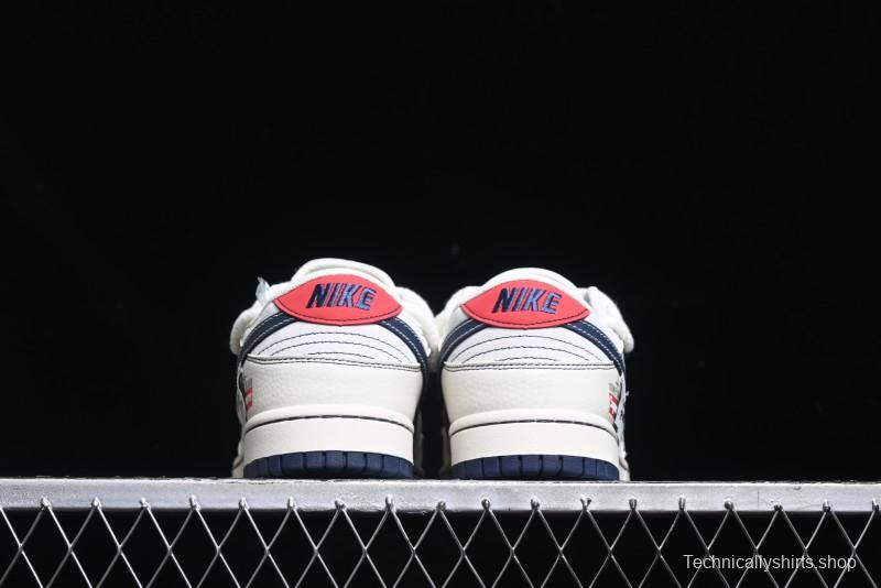 Nike SB Dunk Low Stone Island Anniversary Edition Customized Low-Top Casual Skate Shoes - YX5066-201