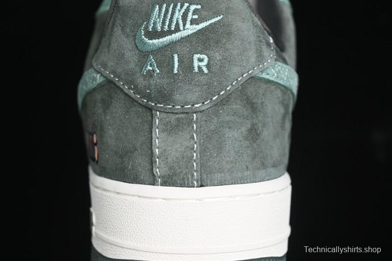 Nike Air Force 1 '07 Low Gucci Collaboration Jade Green Flywire Low-Top Casual Sneakers - KK1988-026