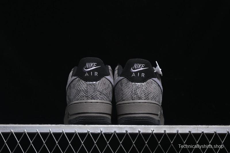 Nike Air Force 1 '07 Low Snake Year Themed Low-Top Casual Sneakers - HF2898-001