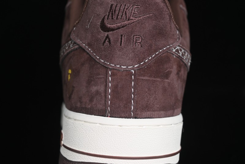Nike Air Force 1 '07 Low BAPE Collaboration - Tan Brown Casual Sneakers - KK1988-027