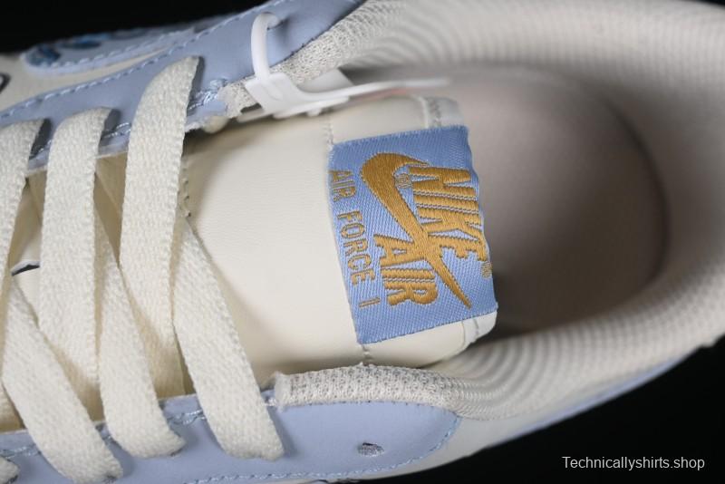 Nike Air Force 1'07 Low "Cherub" Anime Hand-Painted Doodle Low-Top Casual Sneakers - DB3301-711