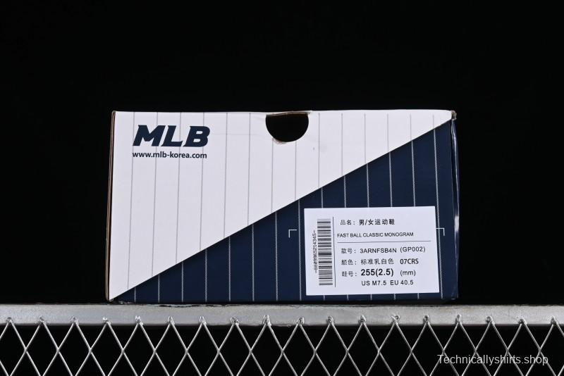 New York Yankees MLB Fast Ball Classic Monogram 24SS Retro Casual Running Shoes - 3ARNFSB4N07CRS