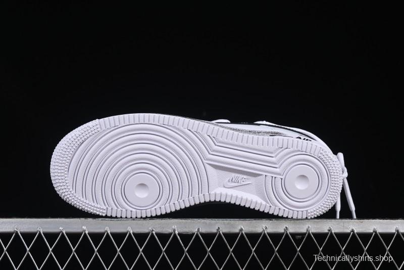 Nike Air Force 1'07 Low Custom 2D Daisy Graffiti Hand-Painted Casual Sneakers - CK0316-060