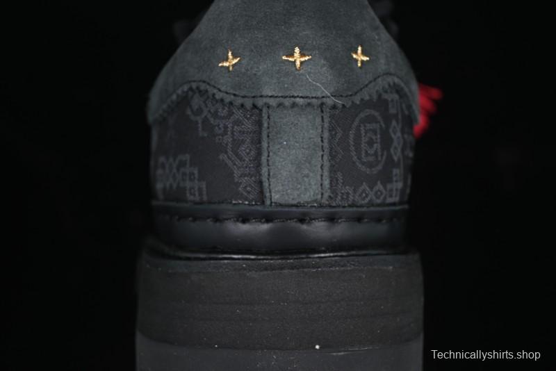 Adidas Superstar JR5114 Clot Collaboration Shell Toe Skate Shoes with Perforated Leather Upper - JR5114